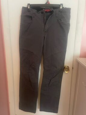 Wrangler Men’s Gray Work Chinos